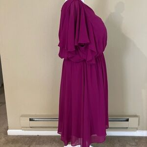 Torrid size 3 plum dress